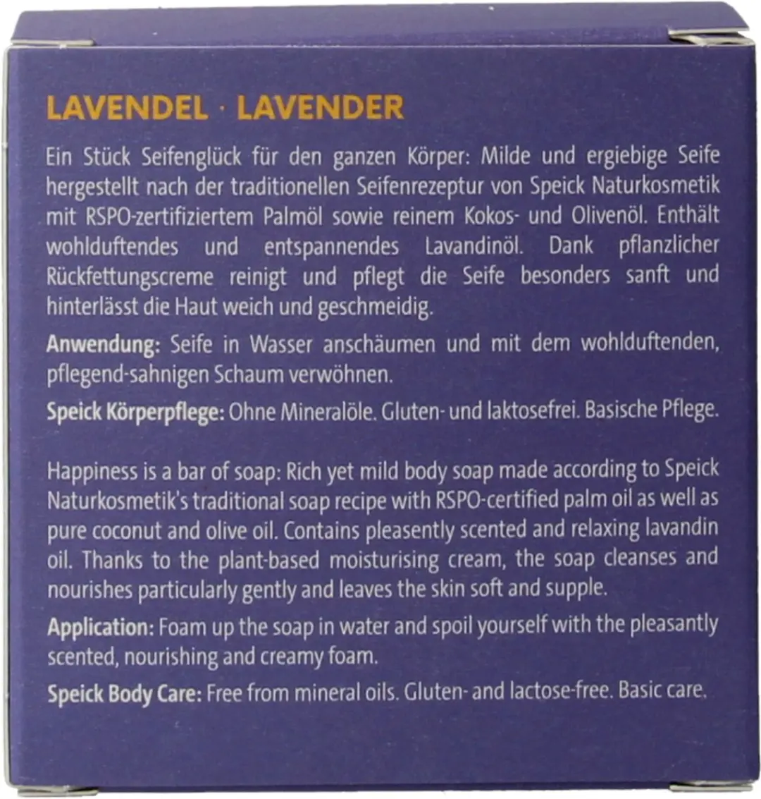 Speick Lavendel Zeep 100g