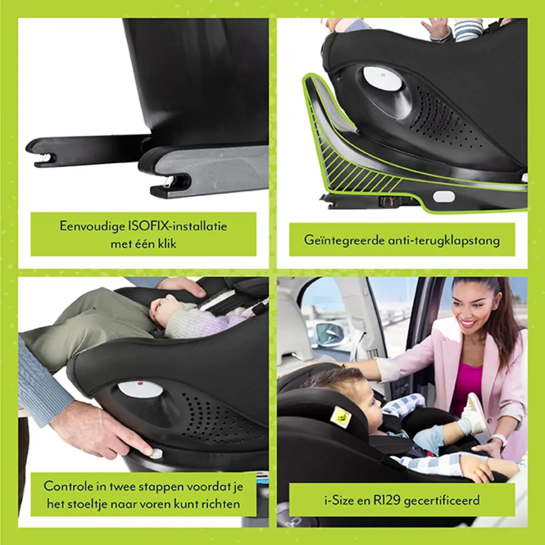 Graco Turn2Me DLX i-Size Autostoeltje Midnight - 360º draaibaar