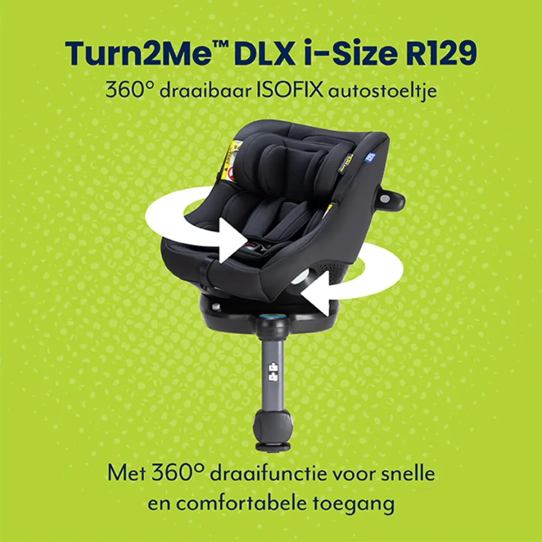 Graco Turn2Me DLX i-Size Autostoeltje Midnight - 360º draaibaar
