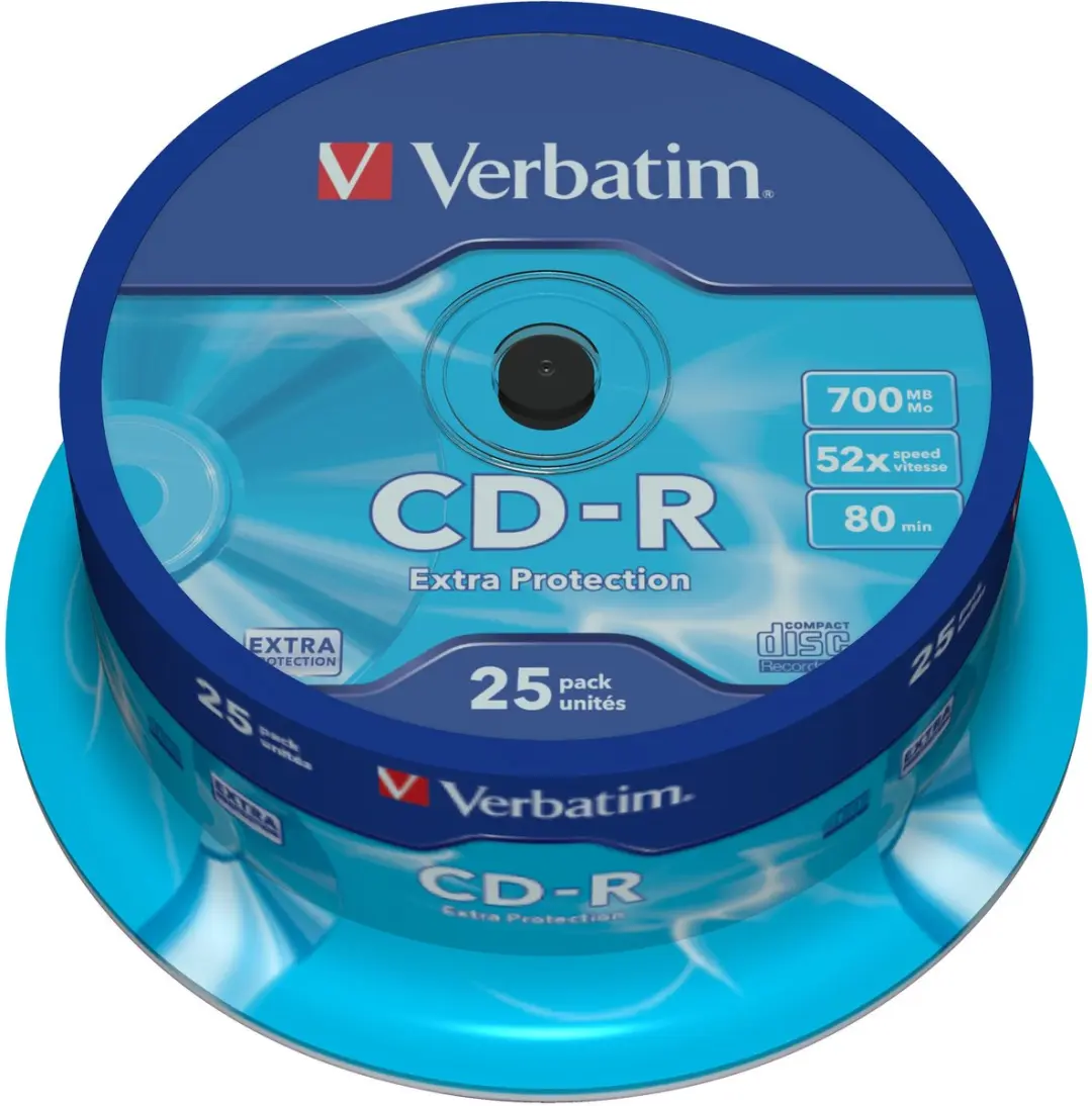 Verbatim 43432 CD-R 700MB - 25 Stuks