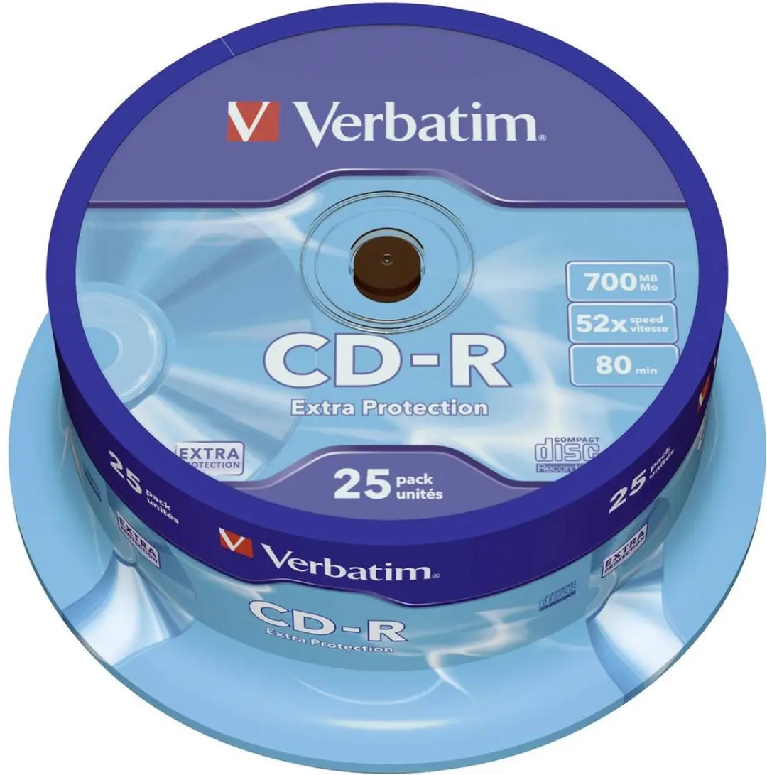 Verbatim 43432 CD-R 700MB - 25 Stuks
