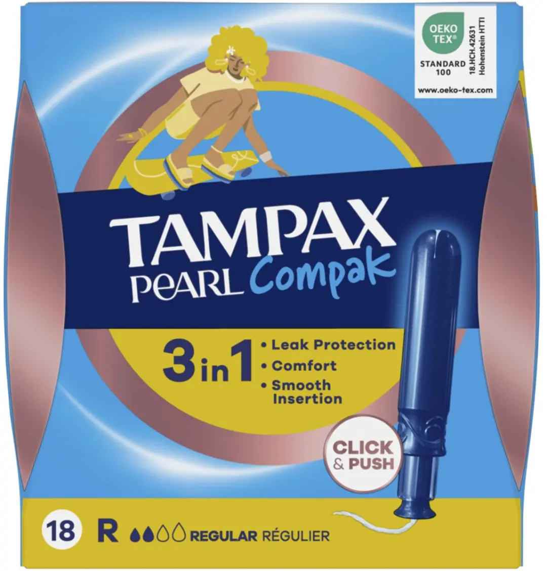 Tampax Pearl Compak Regular Tampons