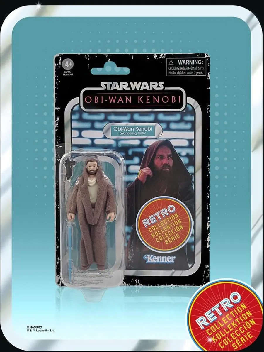 Star Wars Obi-Wan Kenobi Retro Speelfiguur F5770 - Multicolor