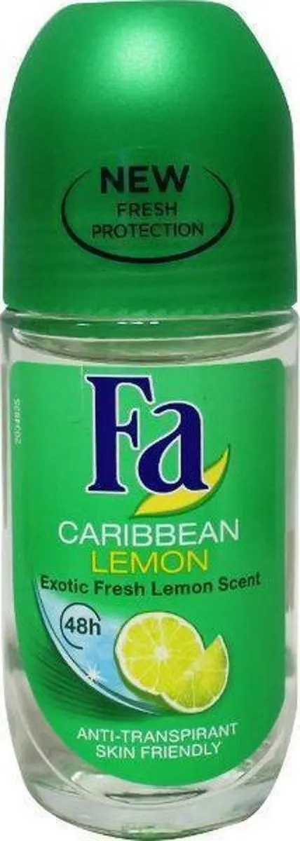 Fa Caribbean Wave Deo Roller Lemon 50ml