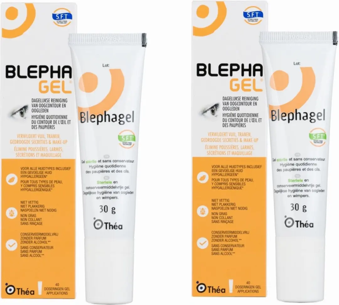 Thea Blephagel Ooglidreinigingsgel 2x30g