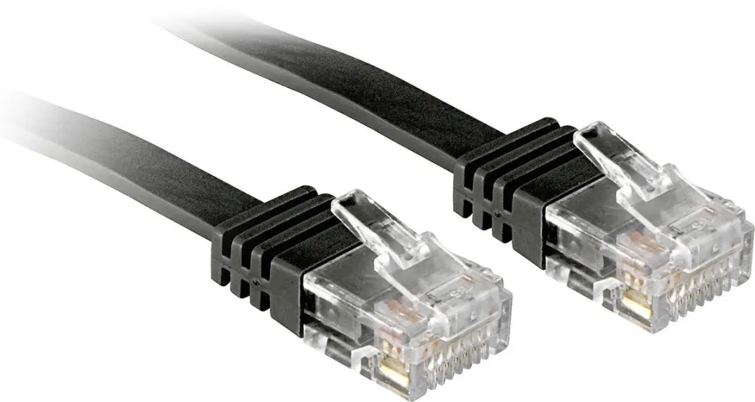 Lindy Cat.6 Flachband-Patchkabel 10m