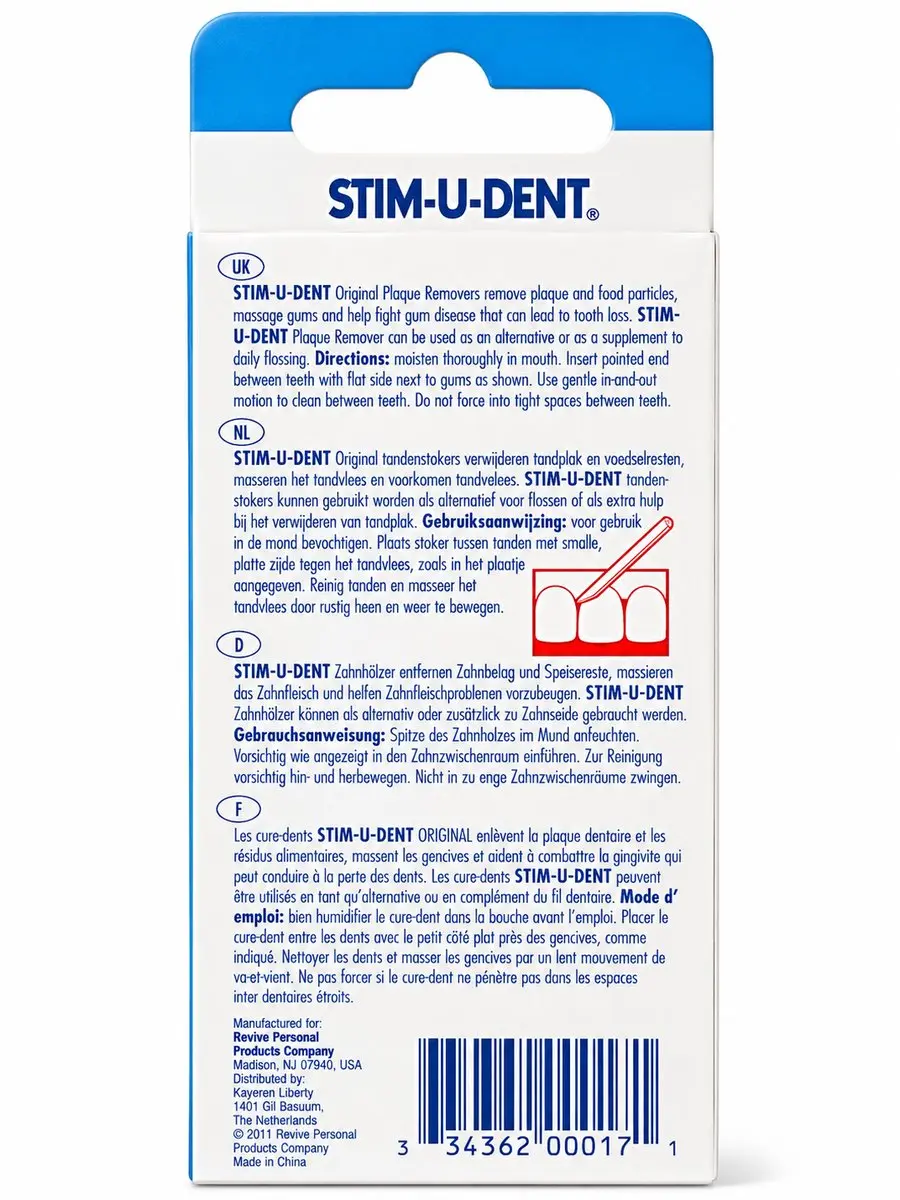 Stimudent Origineel Tandenstokers - 100 Stuks
