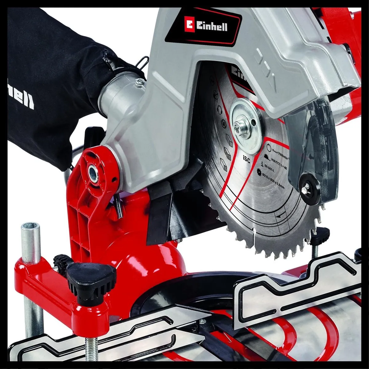 Einhell TC-MS 216 Afkort- en Verstekzaag 1600W - 216mm - afbeelding 6 van 6