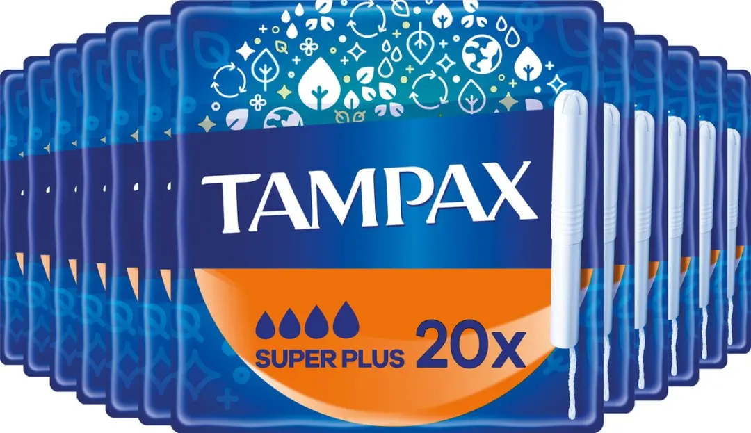 Tampax Super Plus Tampons Kartonnen Inbrenghuls