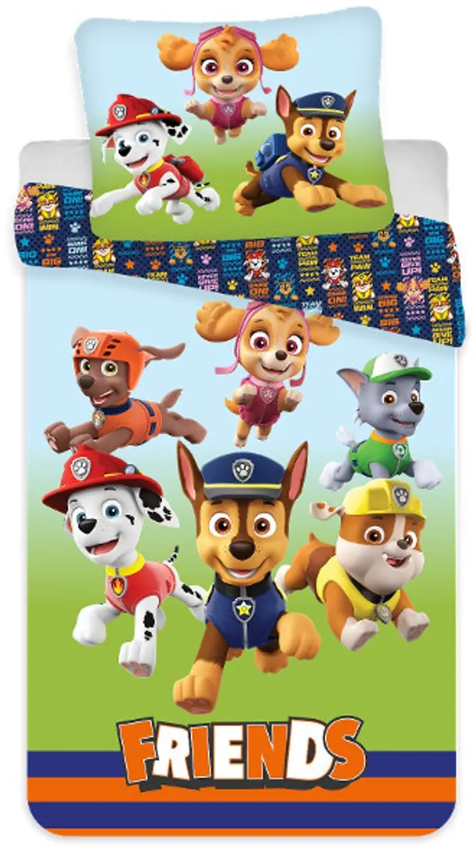PAW Patrol Kinderbeddenset - 100x135cm & 40x60cm - Multi