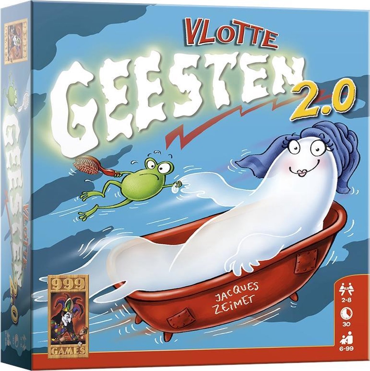 999 Games - Vlotte Geesten 2.0 - Kaartspel - Bliksemsnel reactiespel!