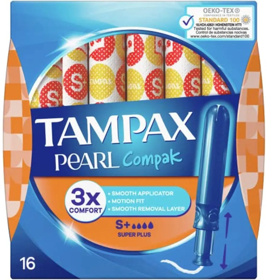 Tampax Pearl Compak Super Plus Tampons - 16 Stuks
