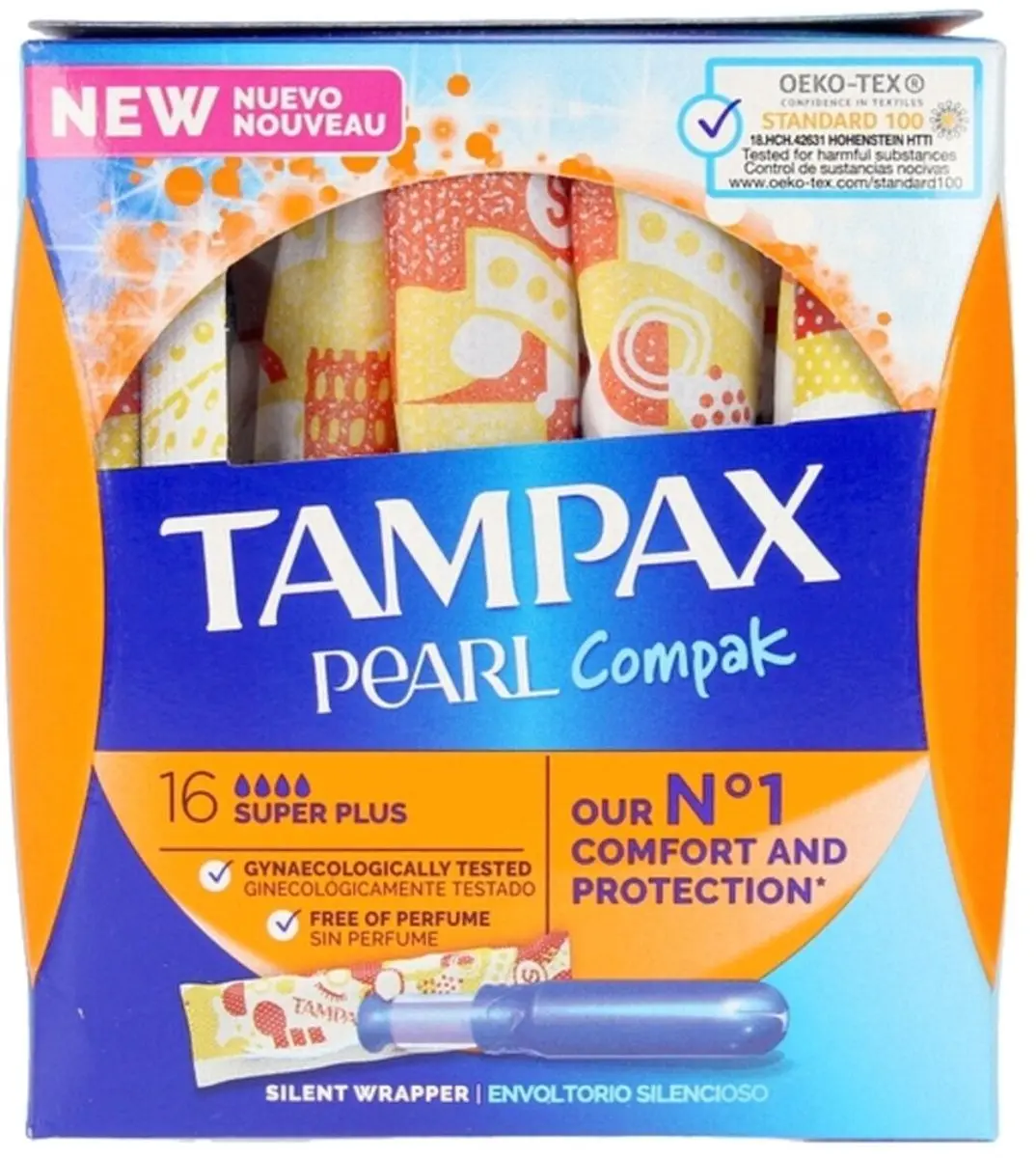 Tampax Pearl Compak Super Plus Tampons