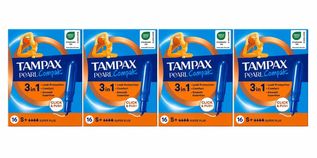 Tampax Pearl Compak Super Plus Tampons