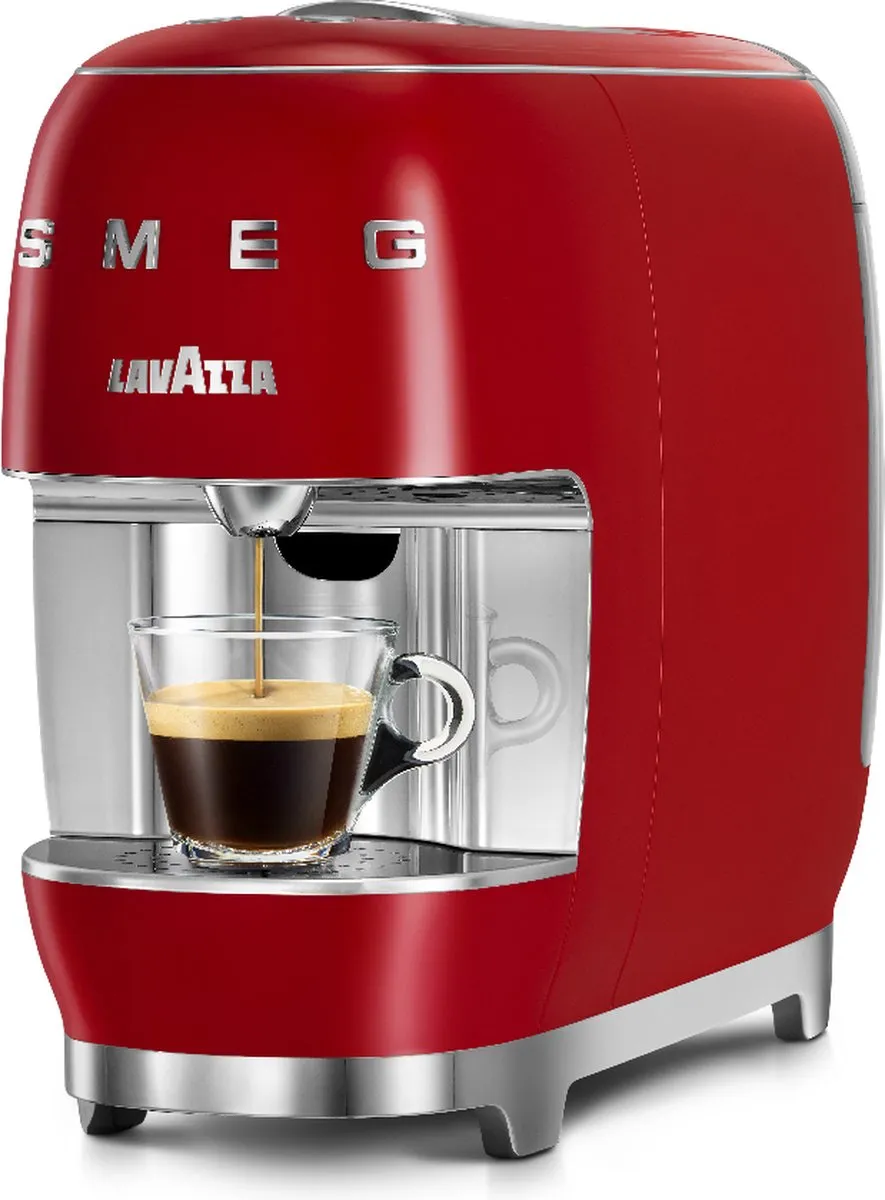Smeg Lavazza Volledig Automatische Espressomachine 1250W - 0,9L - Rood