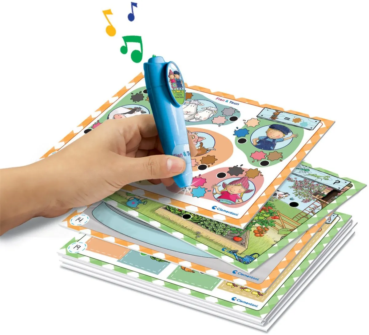 Clementoni Quizzy Fien en Teun Educatief spel - 12 kaarten - Multikleur