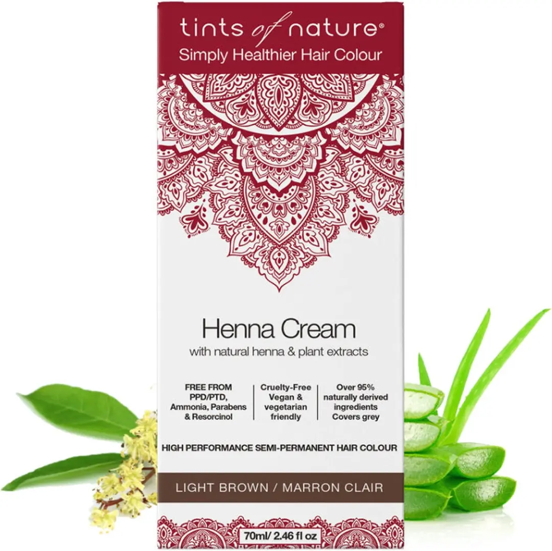 Tints Of Nature Henna Cream Licht Bruin 70ml