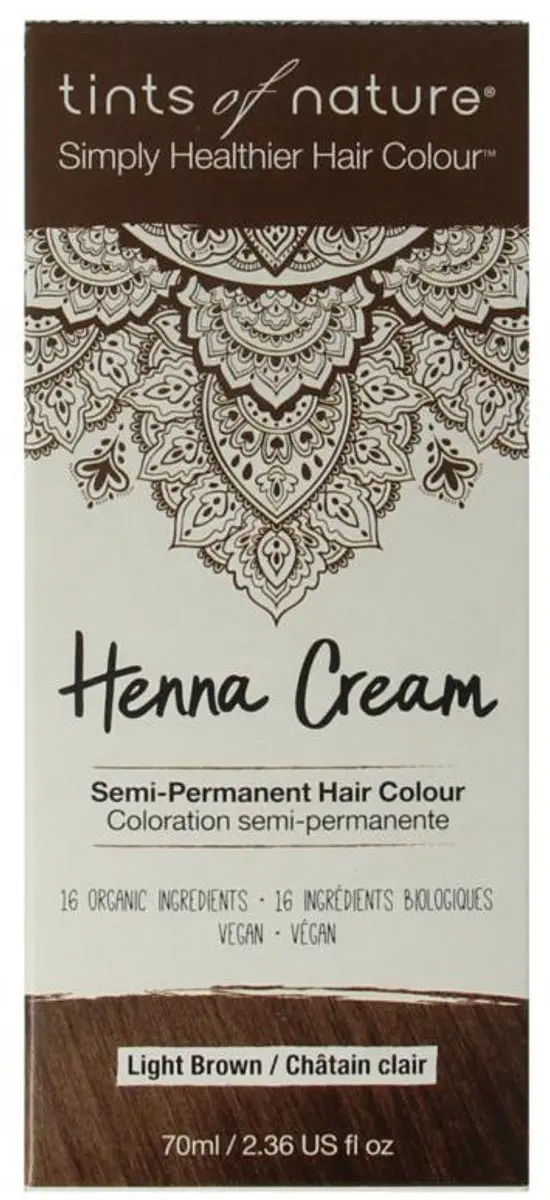Tints Of Nature Henna Cream Licht Bruin 70ml