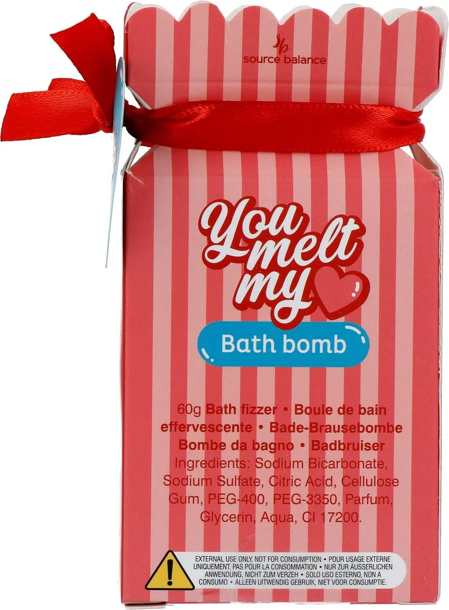 Source Balance You Melt My Heart Fizzers Geschenkset - 60g