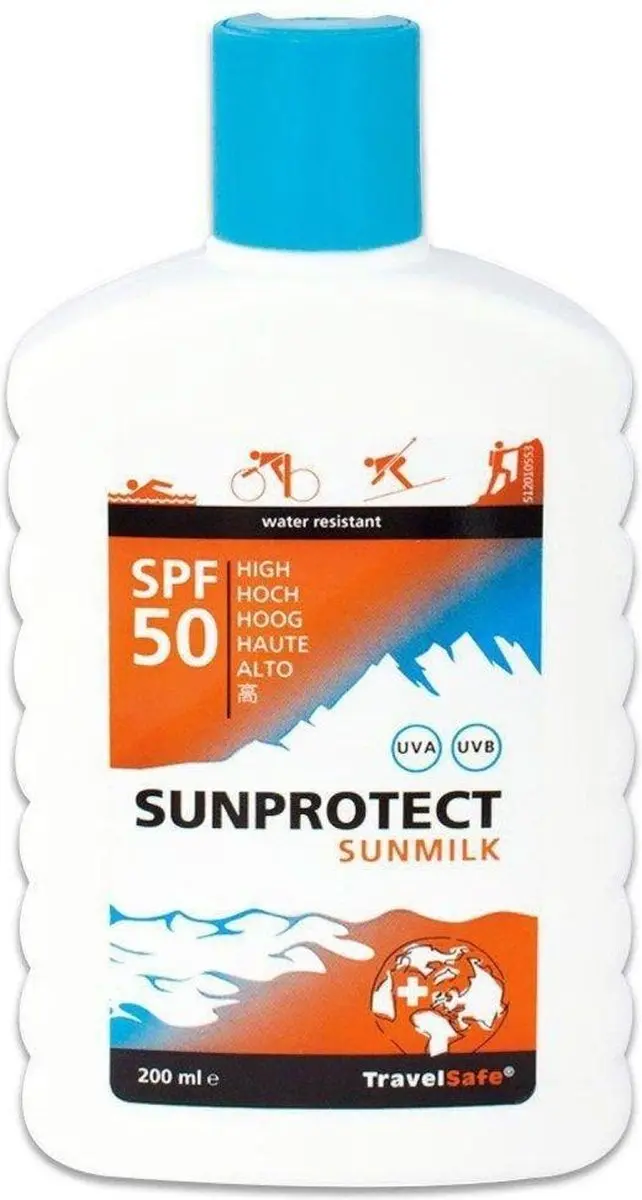 Travelsafe Sunprotect Zonnebrandcrème SPF 50 200ml