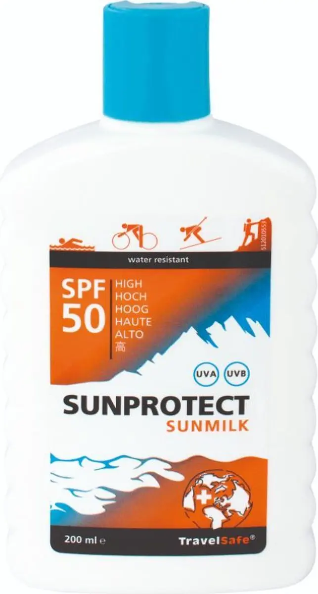 Travelsafe Sunprotect Zonnebrandcrème SPF 50 200ml