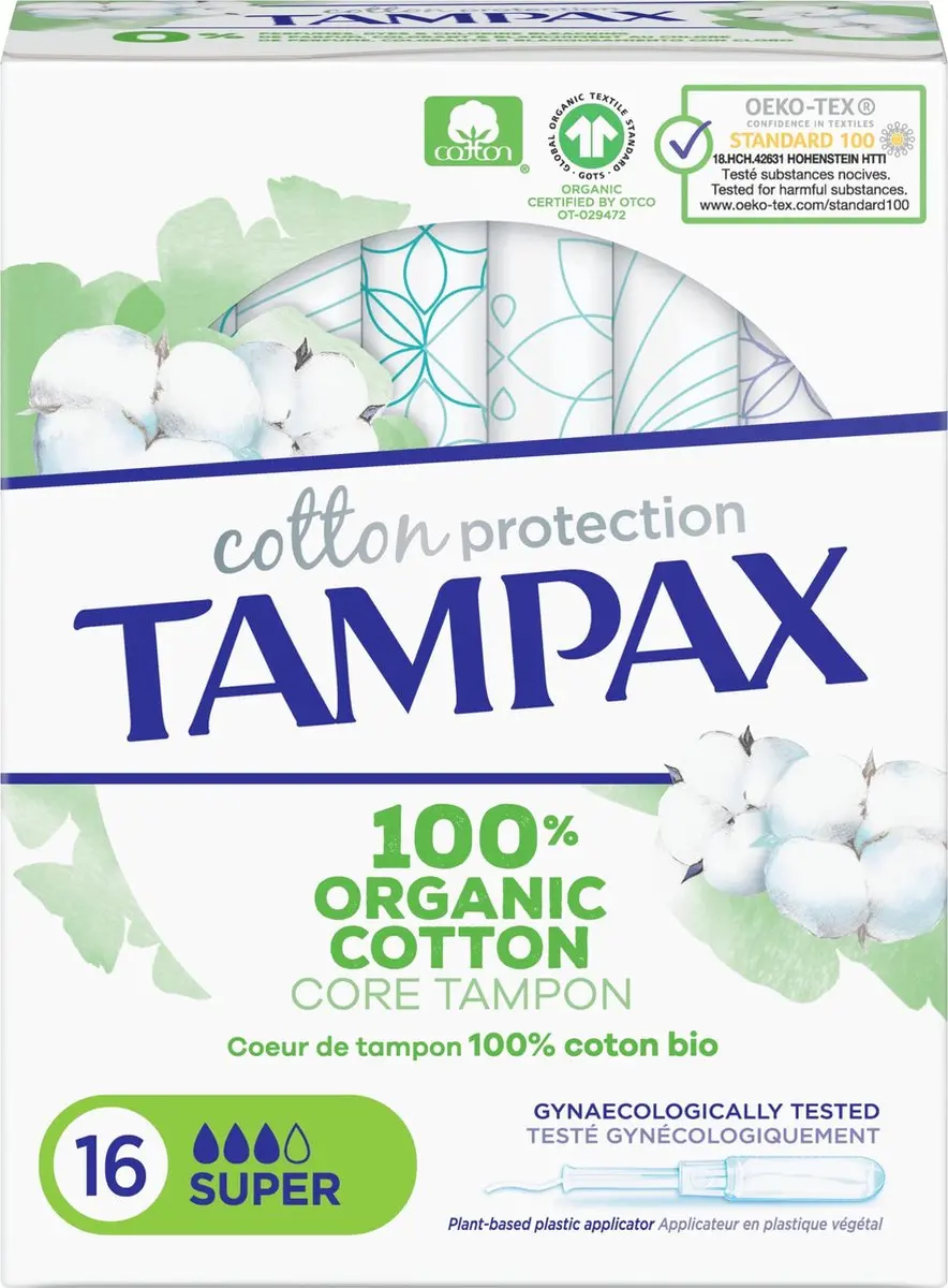 Tampax Bio Cotton Super Tampons - 48 Stuks