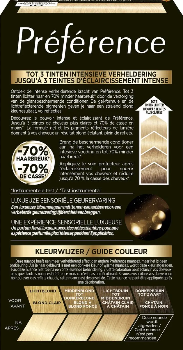 L'Oréal Paris Préférence 01 Ultra Licht Natuurlijk Blond 996ml