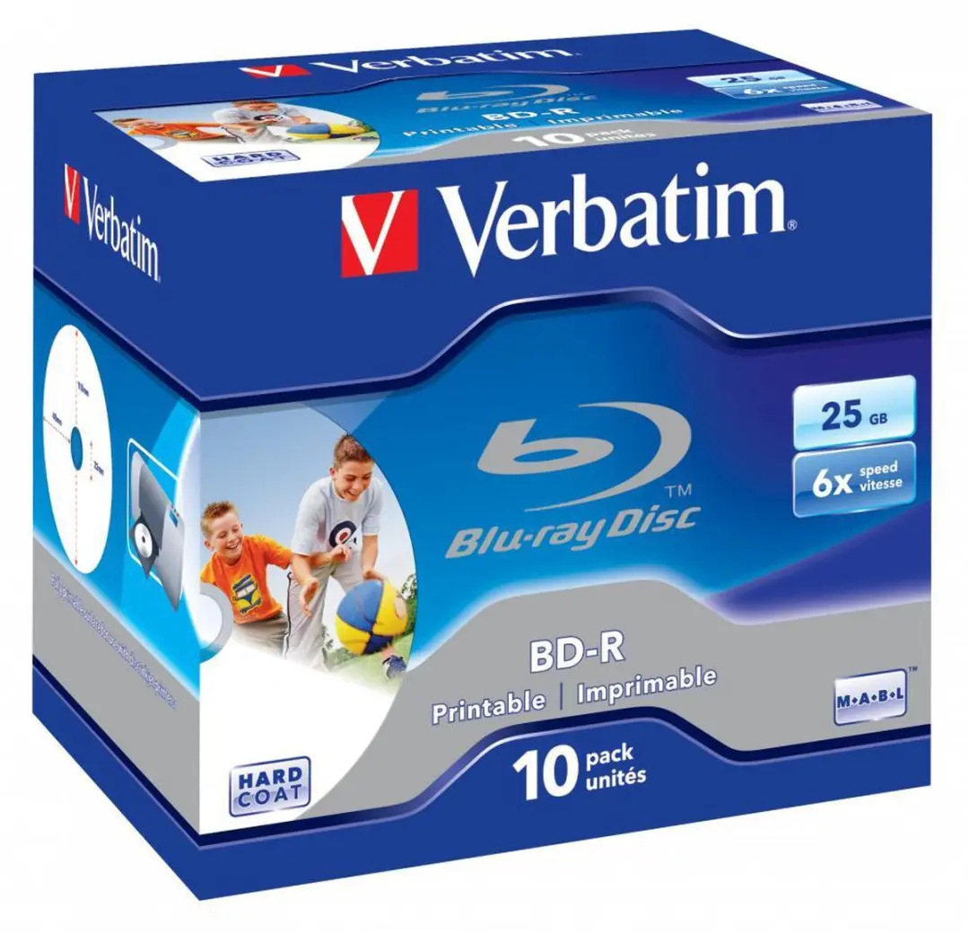 Verbatim 43713 BD-R Blu-ray 25GB - 10 Stuks