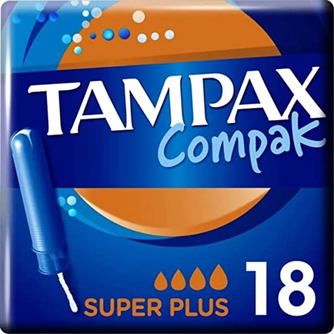 Tampax Compak Super Plus Tampons - 18 Stuks