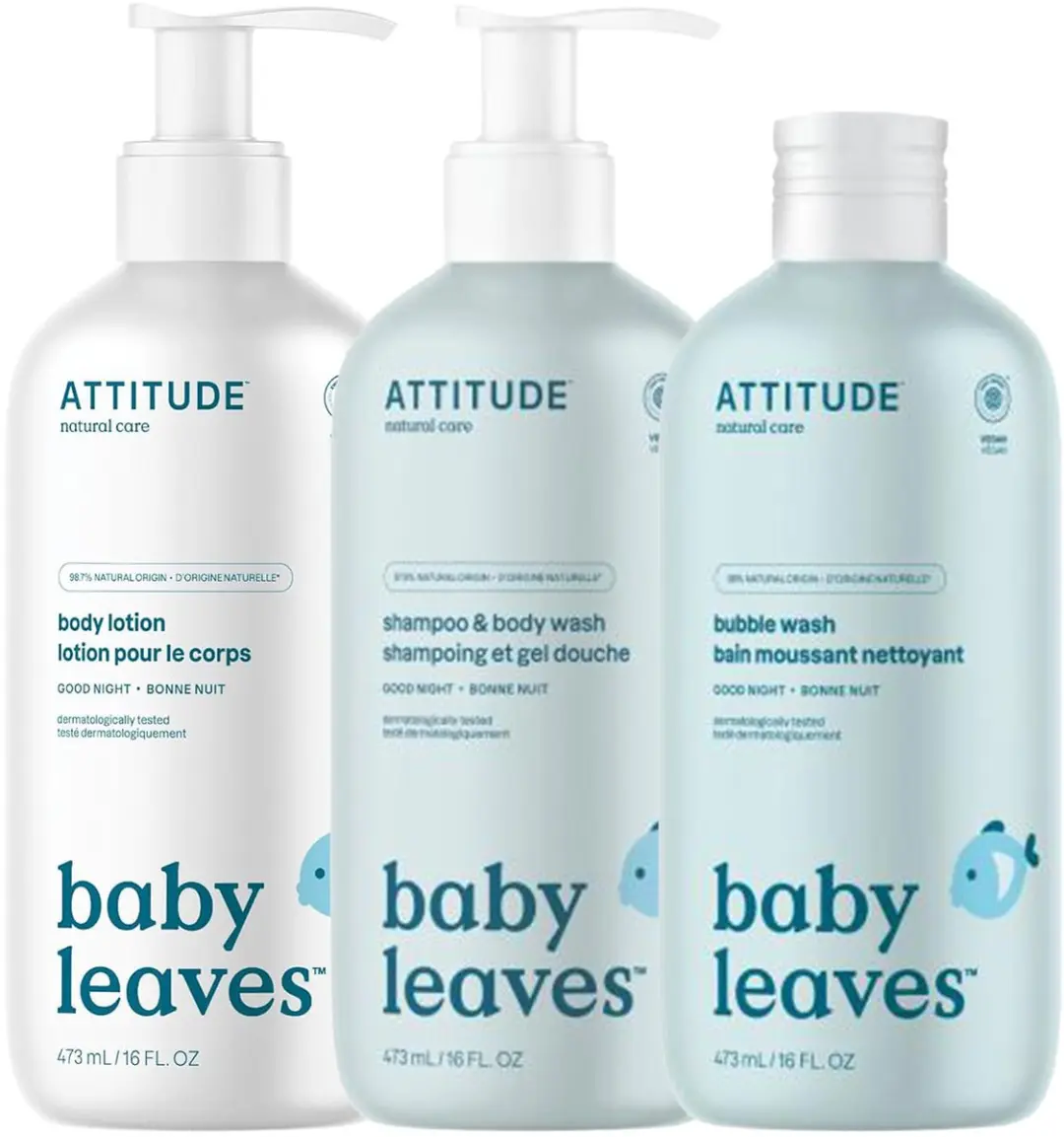 Attitude Good Night Bundel Baby Leaves ECO - 1419ml