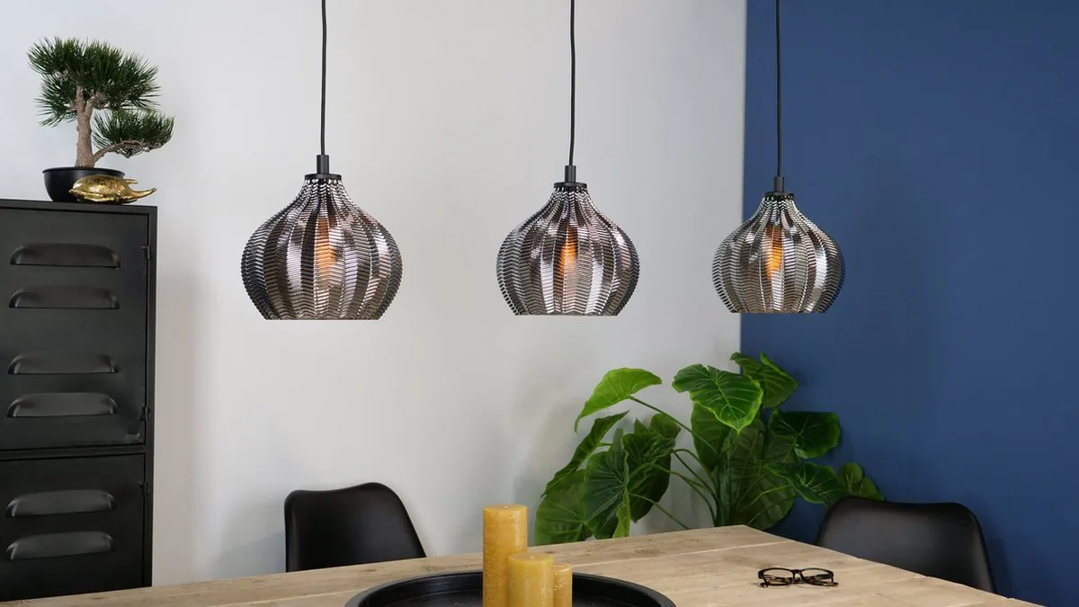 Eglo Tamallat Hanglamp E27 - 3 Lichtpunten - 105 cm - Zwart - afbeelding 6 van 6
