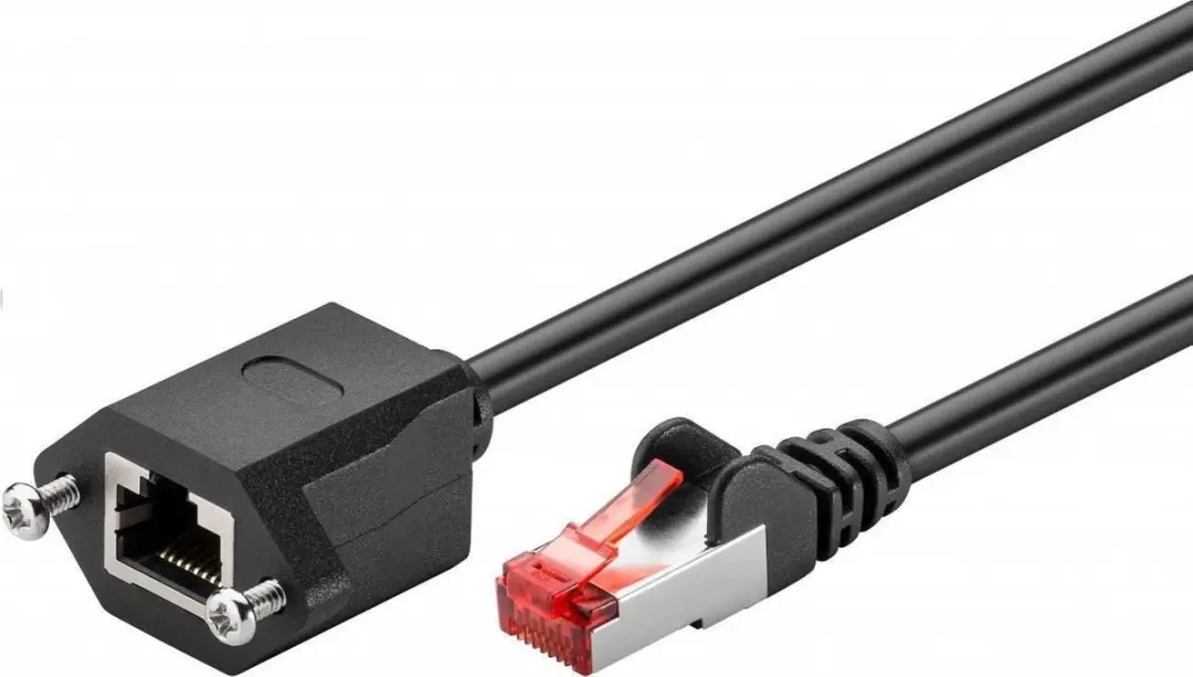 Goobay F/UTP CAT6 Netwerkverlengkabel 1m - 10 Stuks
