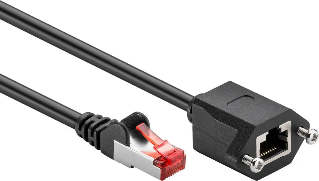 Goobay F/UTP CAT6 Netwerkverlengkabel 1m