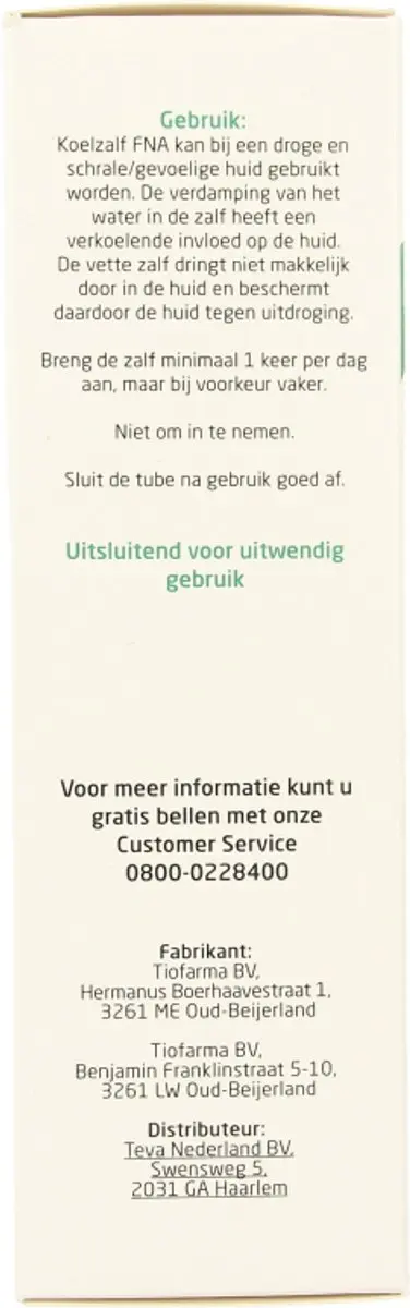 Teva Koelzalf FNA 100g