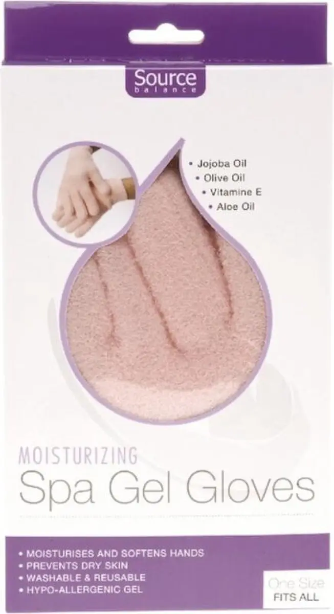 Source Balance Spa Gel Handschoenen - 2 Stuks