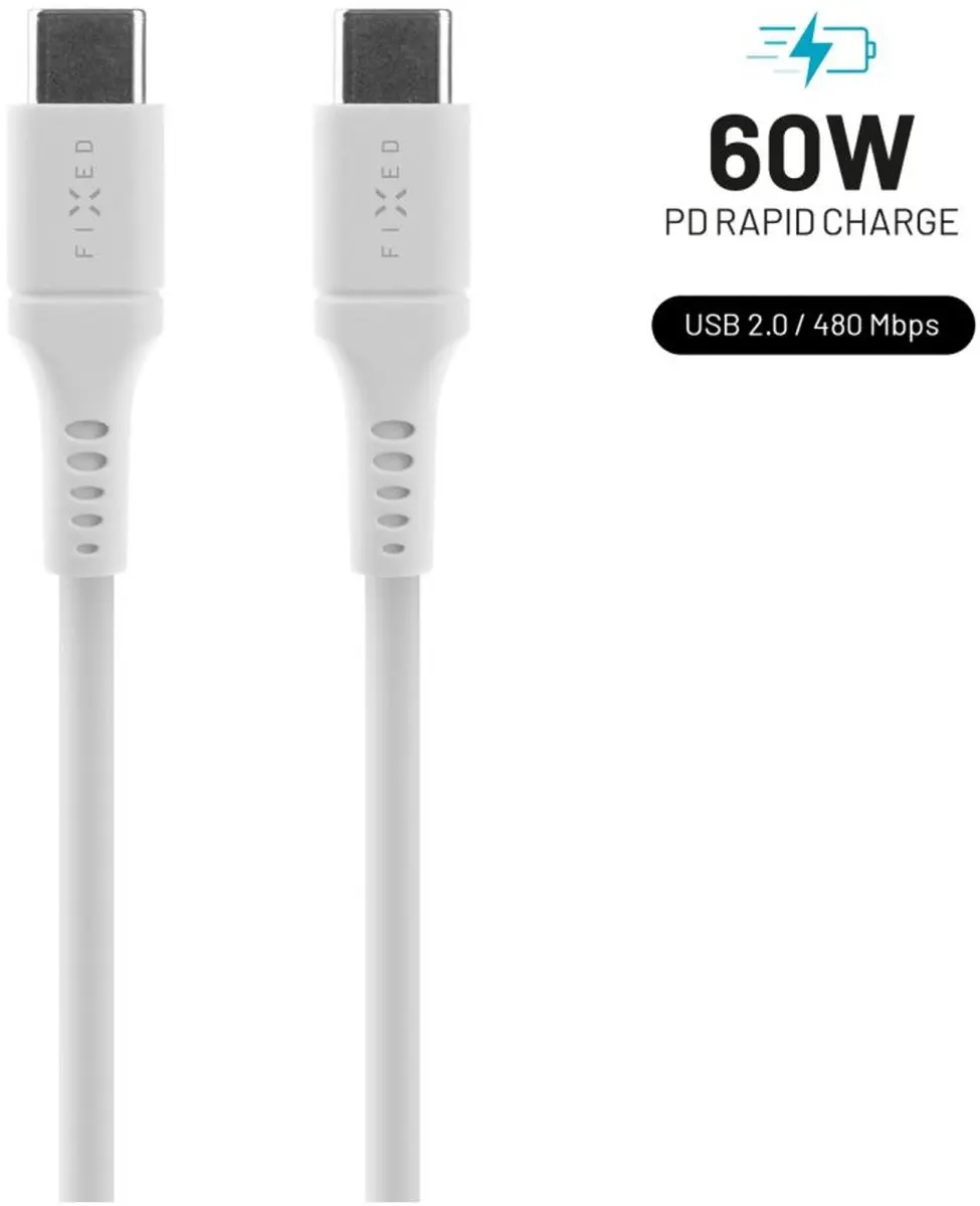 Fixed FIXDLS-CC12-WH USB-C Kabel 1,2m