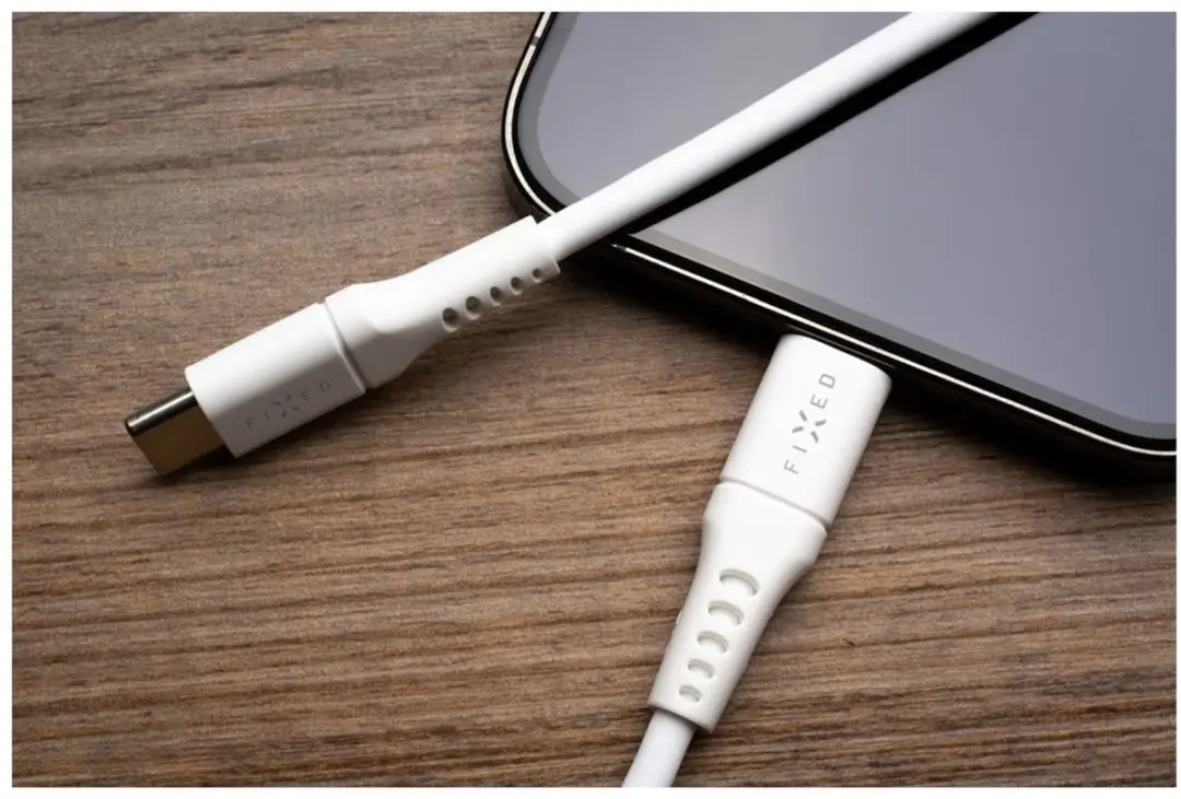 Fixed FIXDLS-CC12-WH USB-C Kabel 1,2m - 4,8 Gbit/s Wit