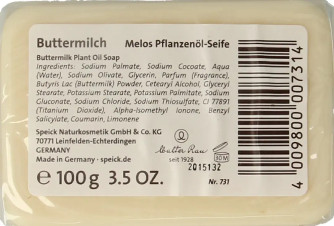 Speick Walter Rau Karnemelk Zeep 100ml