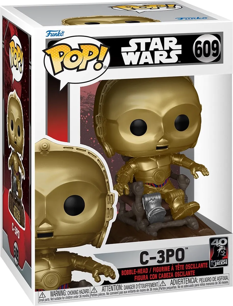 Funko Star Wars POP! C3PO in Chair - 9cm - Multicolor