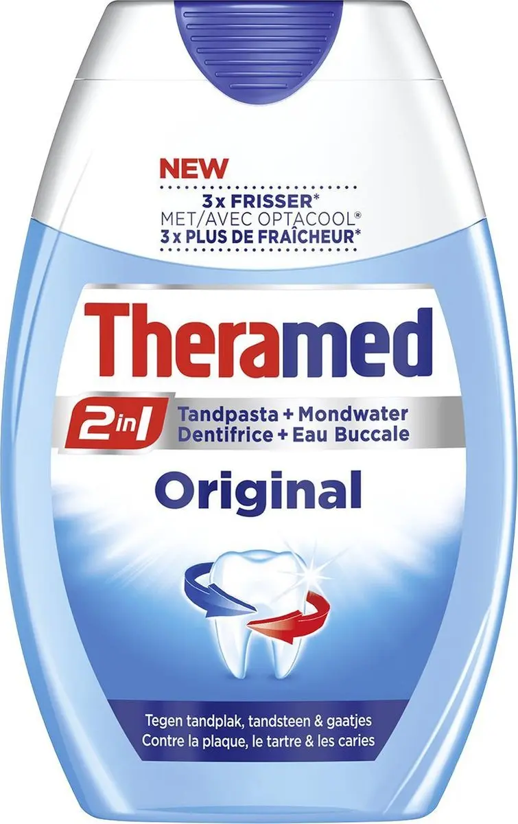 Theramed 2 in 1 Original Tandpasta 75ml