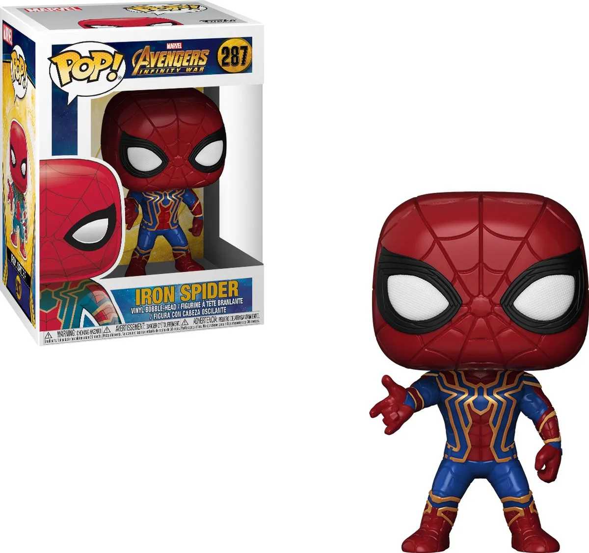 Funko Pop! Iron Spider Marvel Verzamelfiguur FUN26465 - 10cm - afbeelding 5 van 6