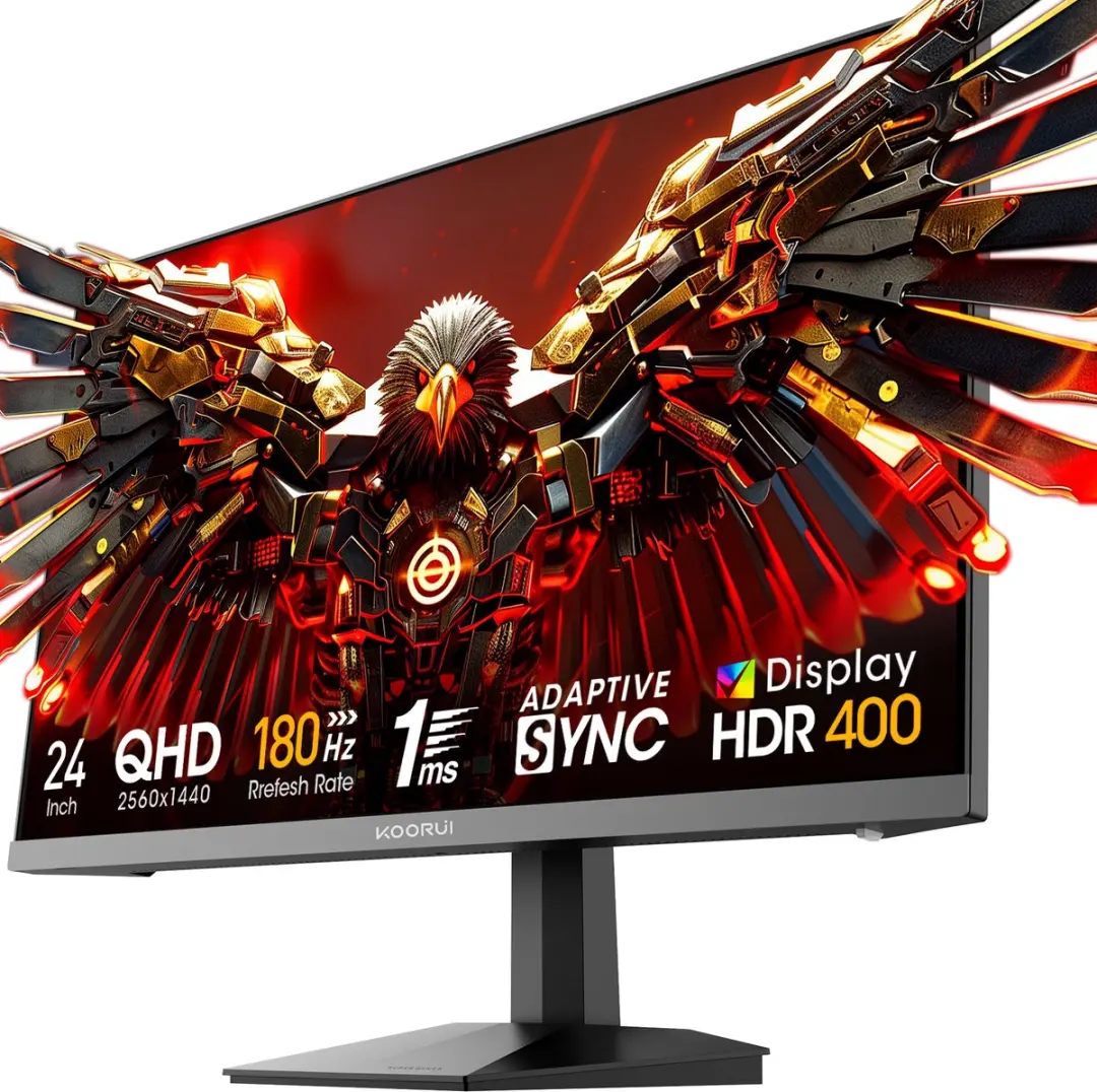 Koorui G2421V Gaming Monitor 24" - IPS 180Hz QHD - Zwart