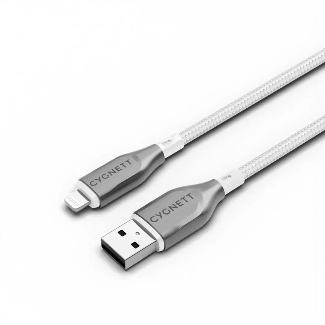 Cygnett USB-A naar Apple Lightning Kabel 1m - Wit