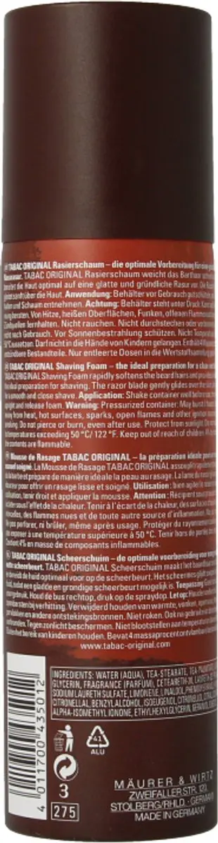 Tabac Original Scheerschuim 200ml