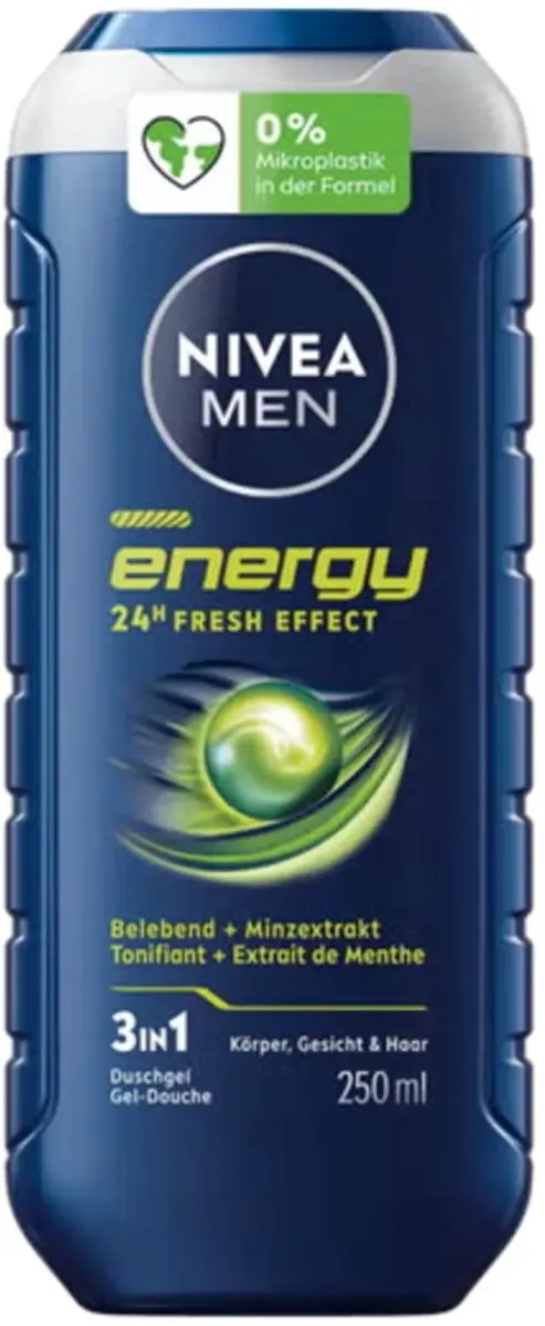 NIVEA Men Shampoo & Douchegel 3in1 Energy