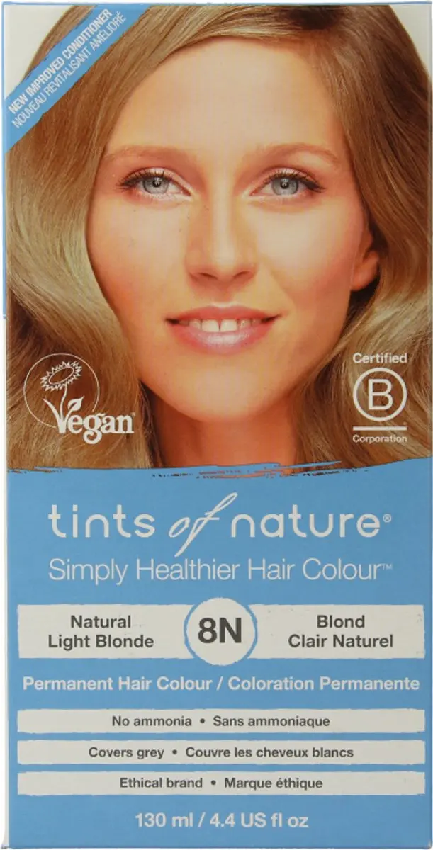 Tints Of Nature Haarkleuring 8N Natural Blond - 130ml
