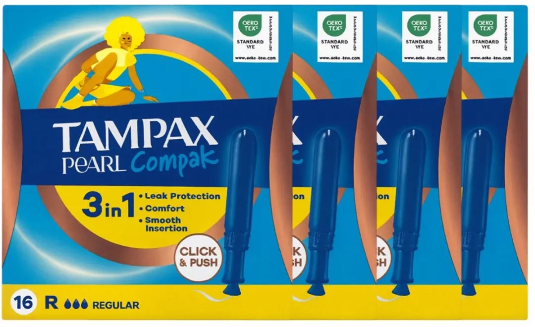 Tampax Pearl Compak Tampons Regular