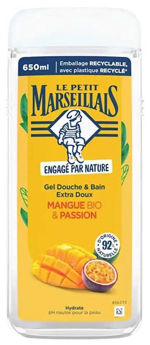 Le Petit Marseillais Extra Gentle Douchegel Mango & Passion 650ml