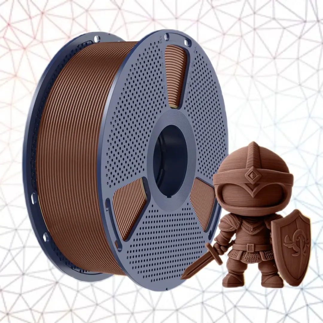 Sunlu PLA+ Chocoladebruin 3D Printerfilament 1kg