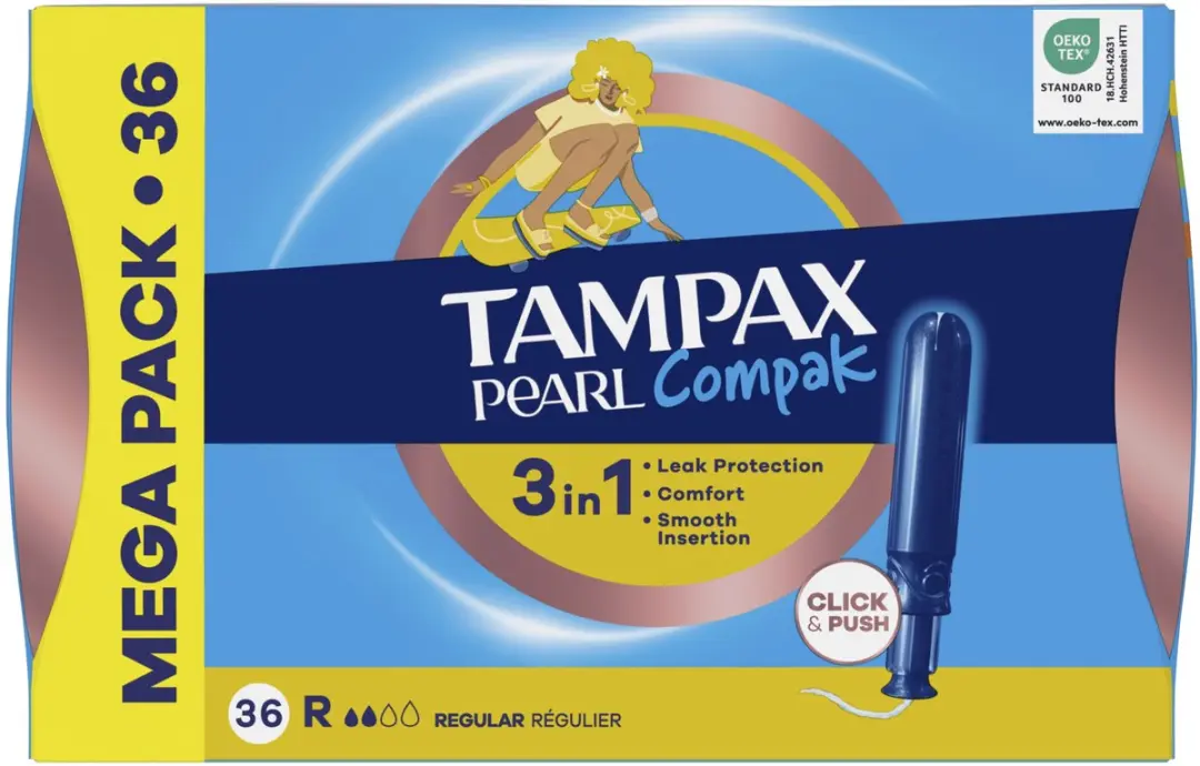 Tampax Pearl Compak Regular Tampons